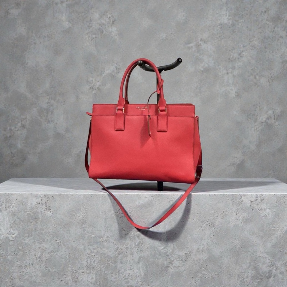 Kate Spade New York Cameron Medium Satchel in Rosso - Vibrant Red - Picture 2 of 5